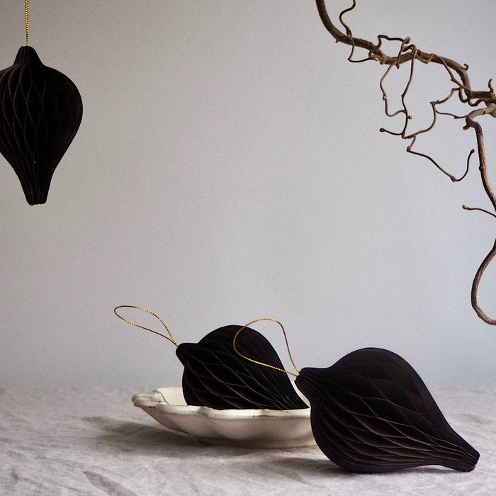 Chocolate Brown  Shaped Paper  Deco: Individual