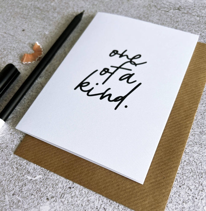 One of a Kind Greetings Card