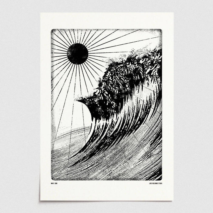 Wave Song, Digital Print A3