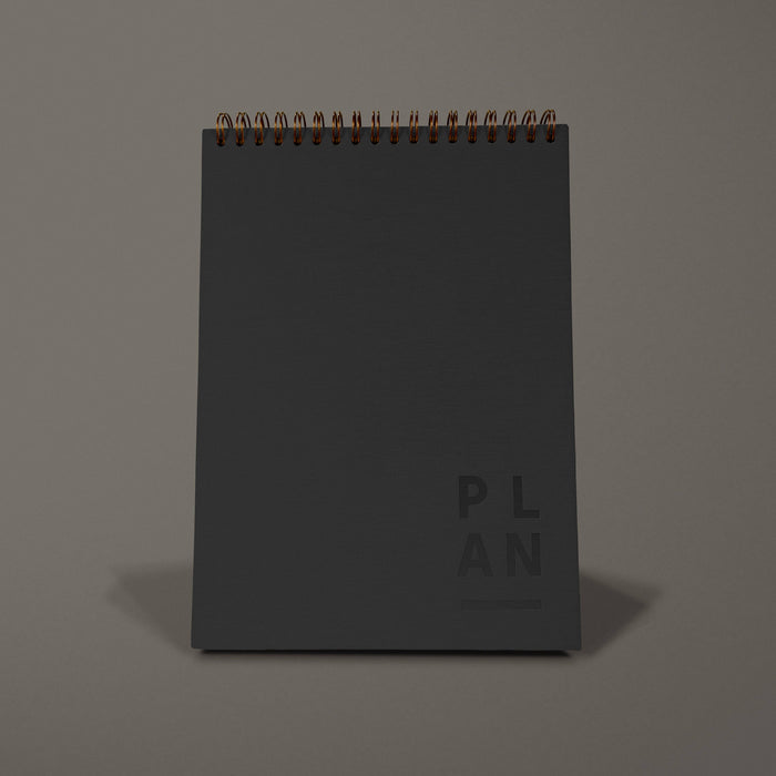 Black Desktop Planner // Blank Canvas