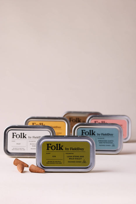Peat Folk Tin of Incense Cones