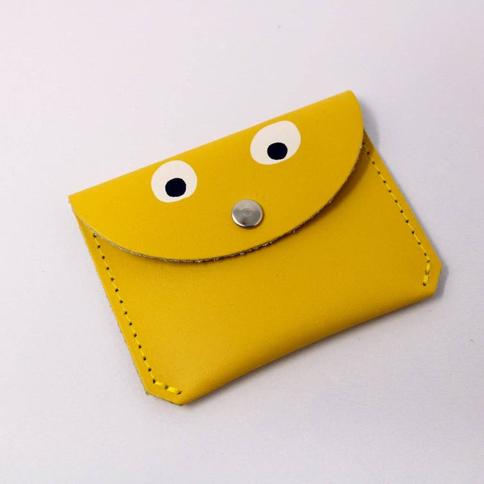 Mini Money Googly Eye Purse: Yellow
