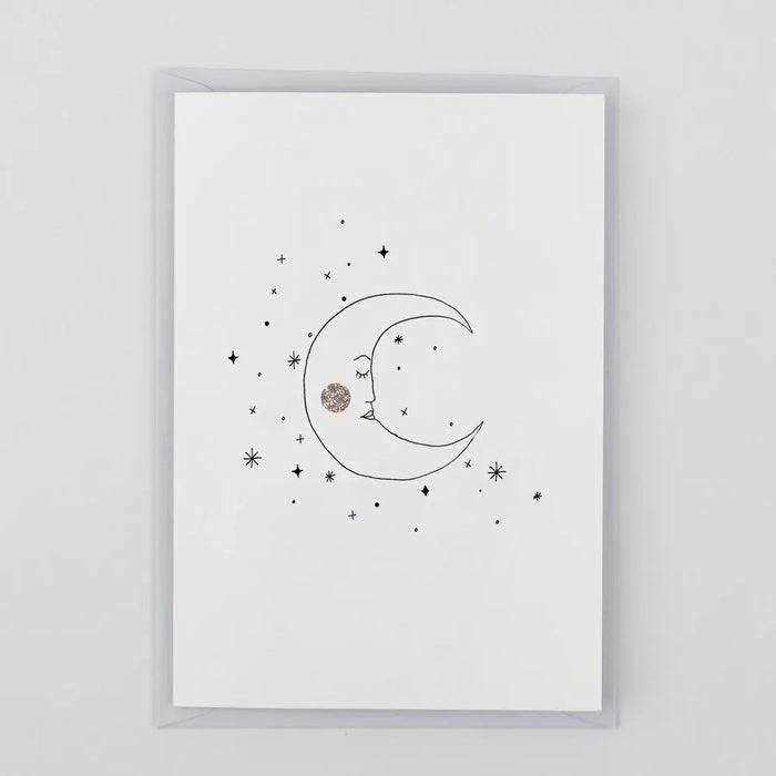 MOONFACE - HAND FINISHED CARD