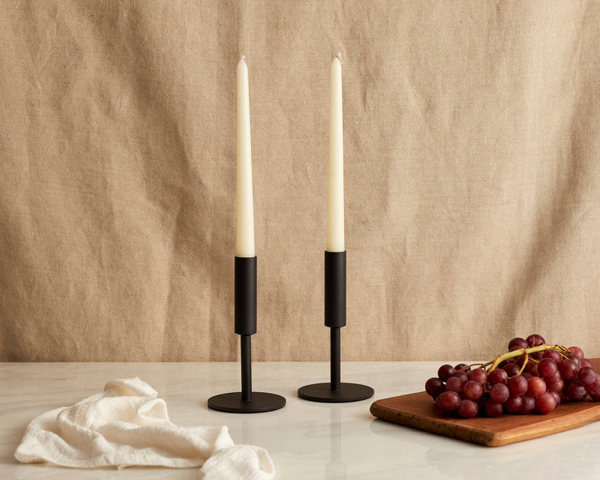 Black Metal Candle Holder