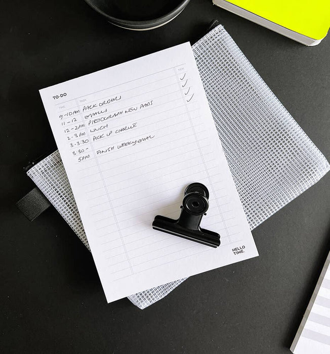 Time Task Tick - A5 To-Do Desk Pad – The Modern Croft