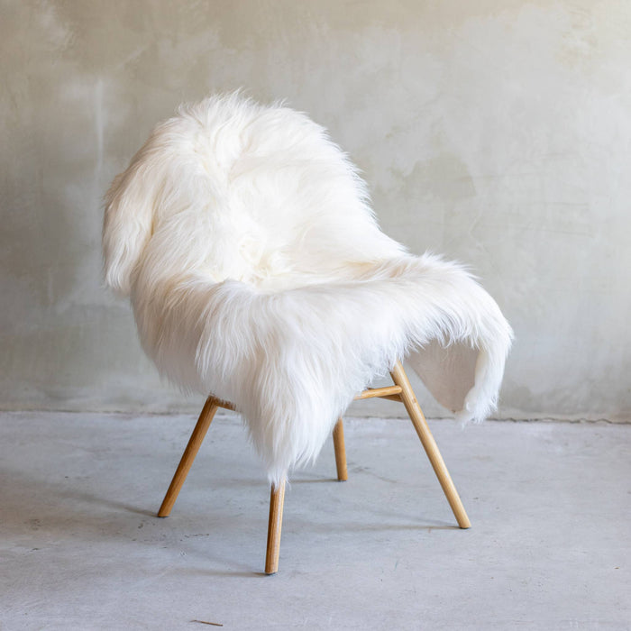 Icelandic Sheepskin | Natural White | Long-haired