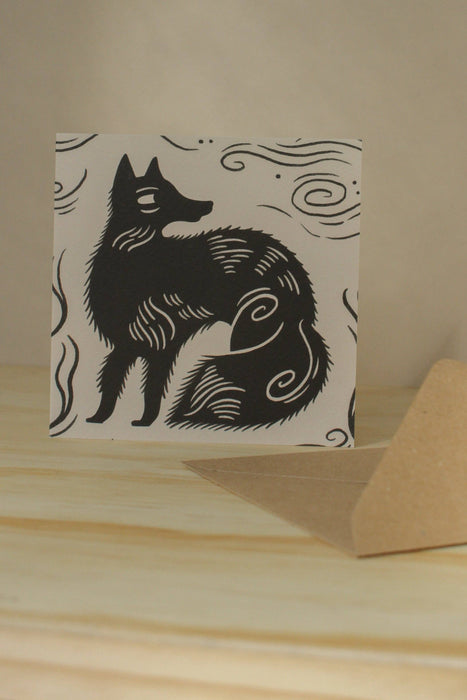 'The Fox' Animal Card