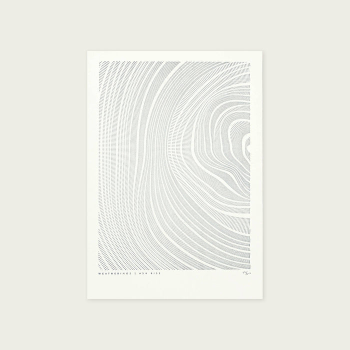 A4 Limited Edition Ash Rise Letterpress Print