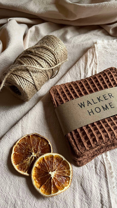 Reusable waffle cotton make up pads in Oatmeal