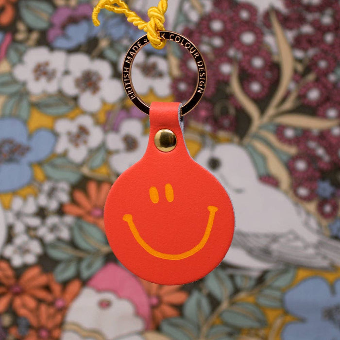 Feeling Lush Smilie Key Fob: Black