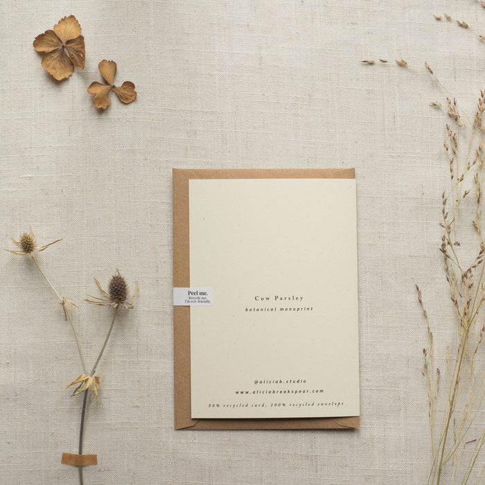 Cow Parsley Card