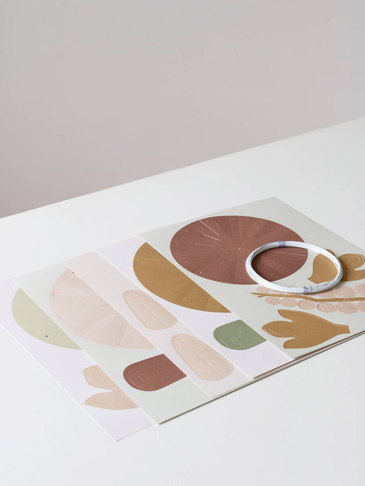 DiY Paper Flower Kit - pastel