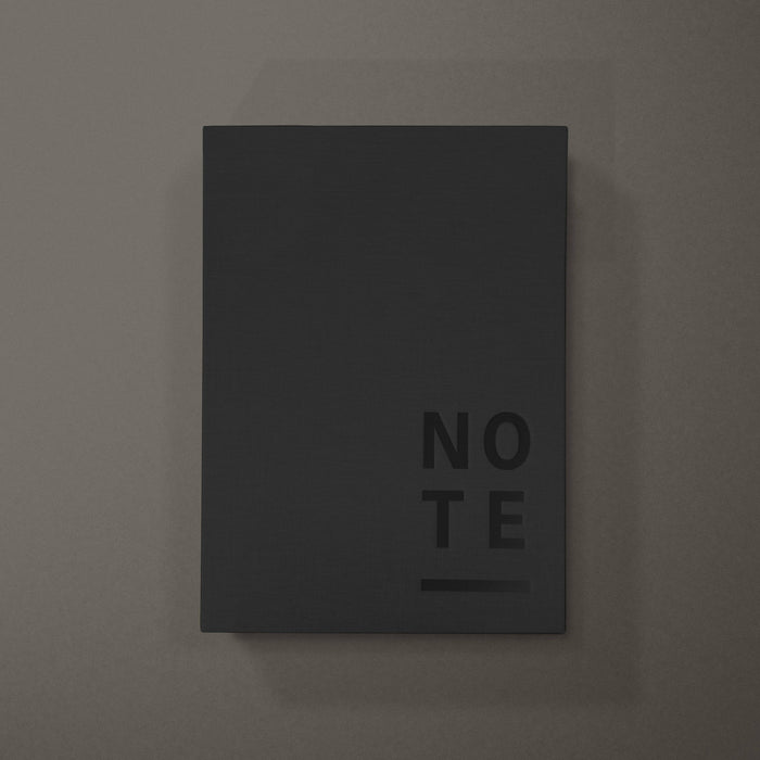 Black Notepad // Blank Canvas