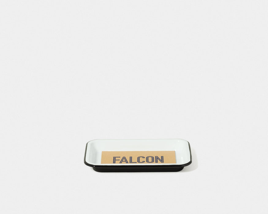 Small Enamel Tray: Coal Black
