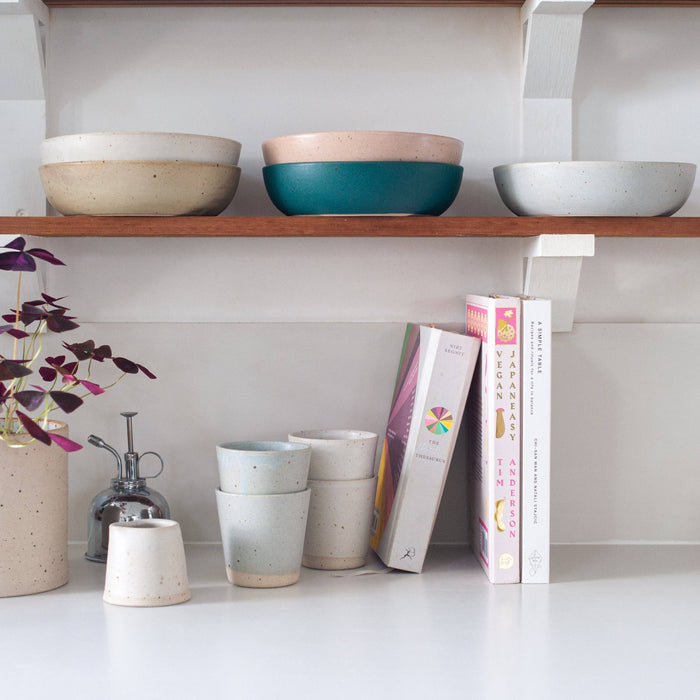 Everyday Pasta Bowl - Matte White & Speckle