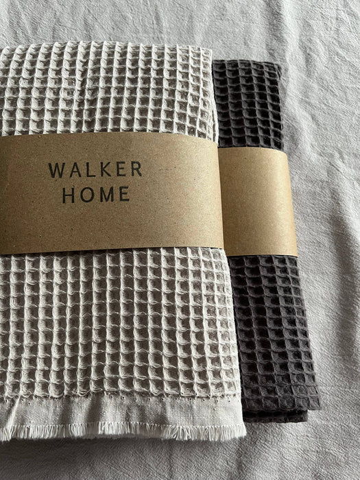 Waffle Hand Towel in Anthracite
