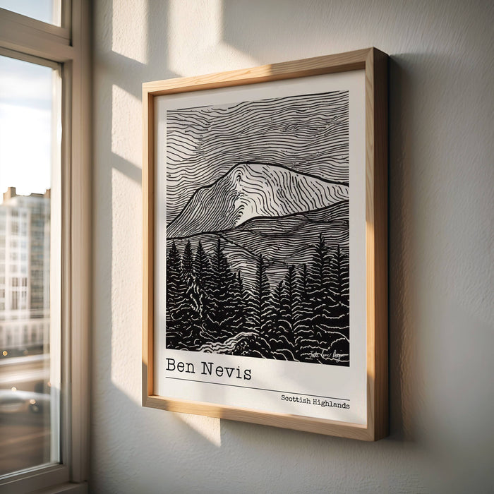 Ben Nevis Print: A4