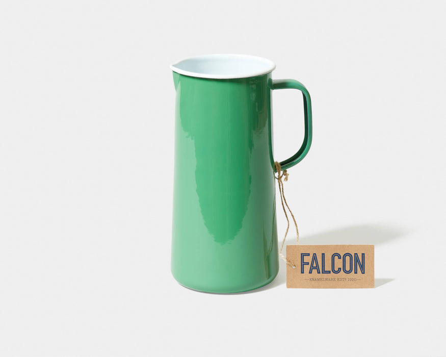 3 Pint Enamel Pitcher: Cream