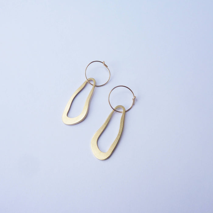 Statement Gold Vermeil Hoop earrings