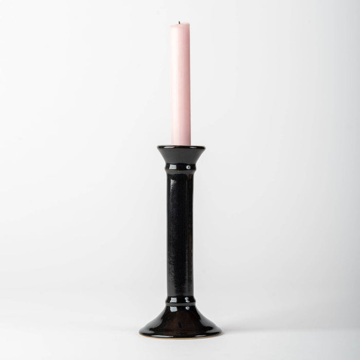 Ink Tall Taper Candle Stick