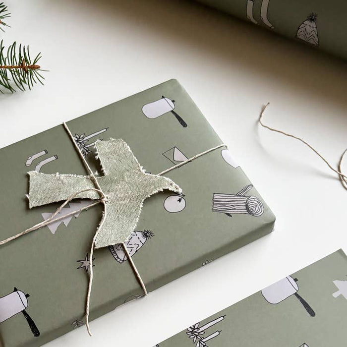 Christmas Objects Gift Wrap