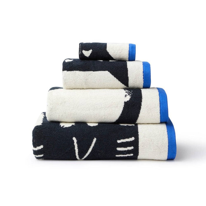 Lazy Cat Hand Towel