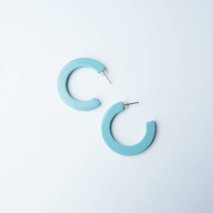 Resin Hoop in Blue
