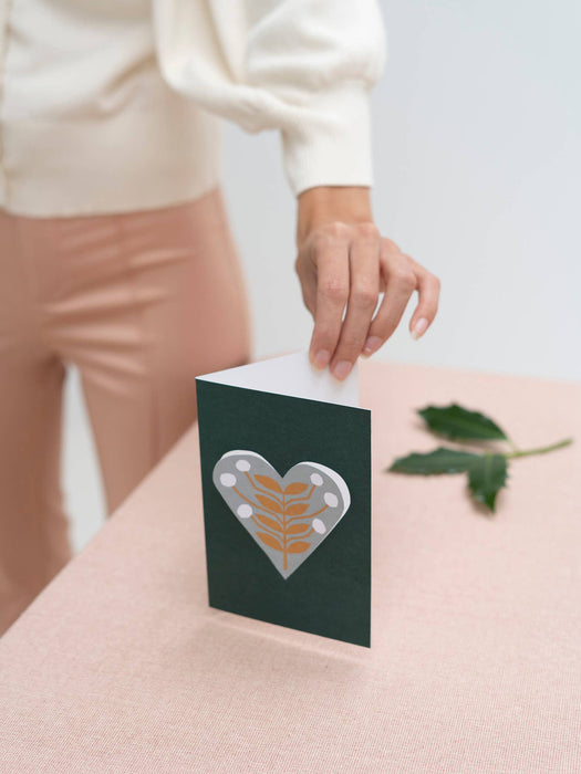 Folksy Pop Out Heart Card