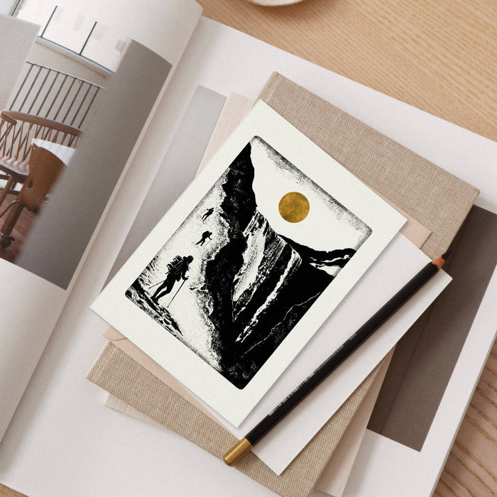 Cascade Individual Card (A6) Waterfall Hiking Landscape