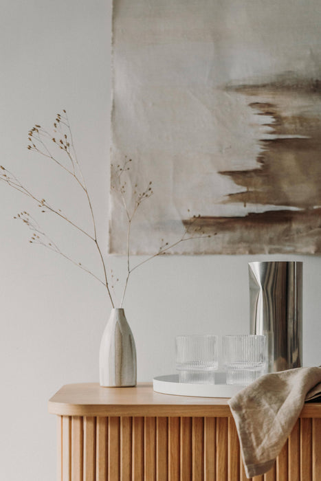 Short fluted glasses x1: Clear