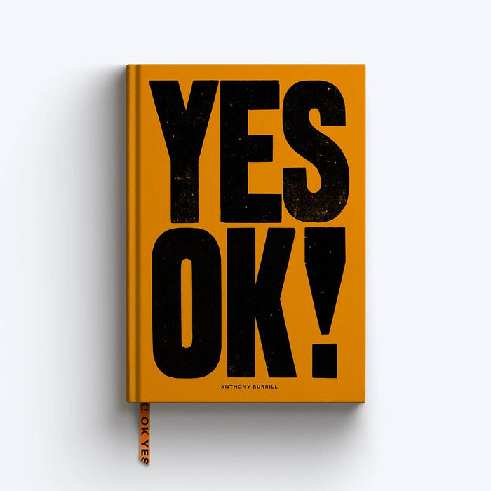 YES OK! A5 Lined Notebook by Anthony Burrill