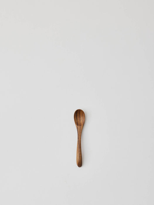 Teak salt spoon