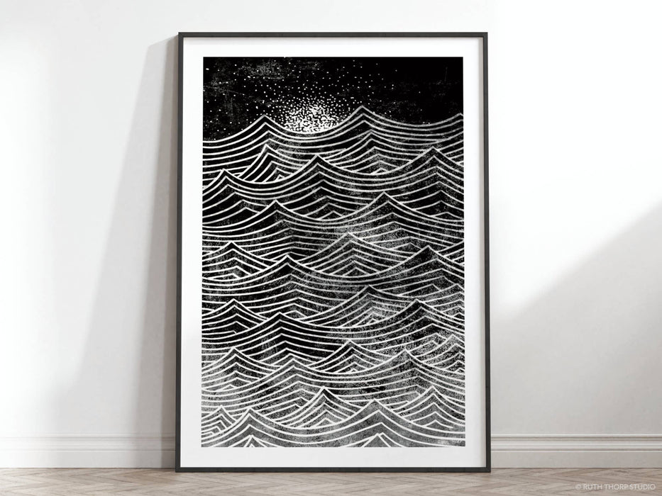 Water World Art Print:: A4