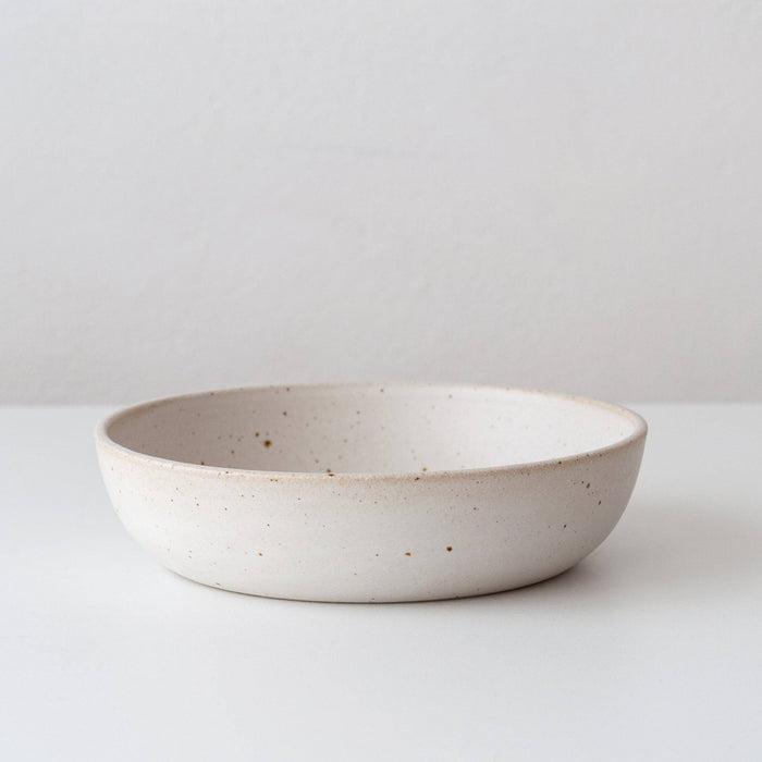 Everyday Pasta Bowl - Matte White & Speckle