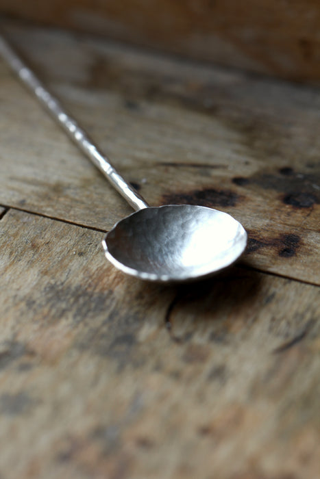 Solid Silver Decorative Spoon - Medium