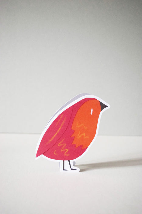 Robin Cut Out Card