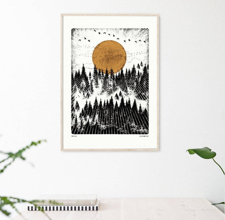 Forest View - A4 Print