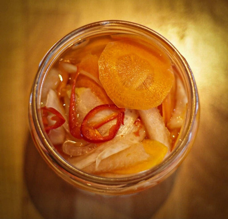 Scottish Pickled Hot Roots