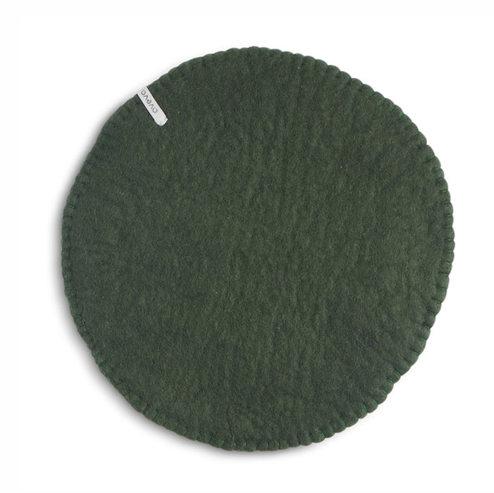 Felt Mat/Seat Pad Moss Green