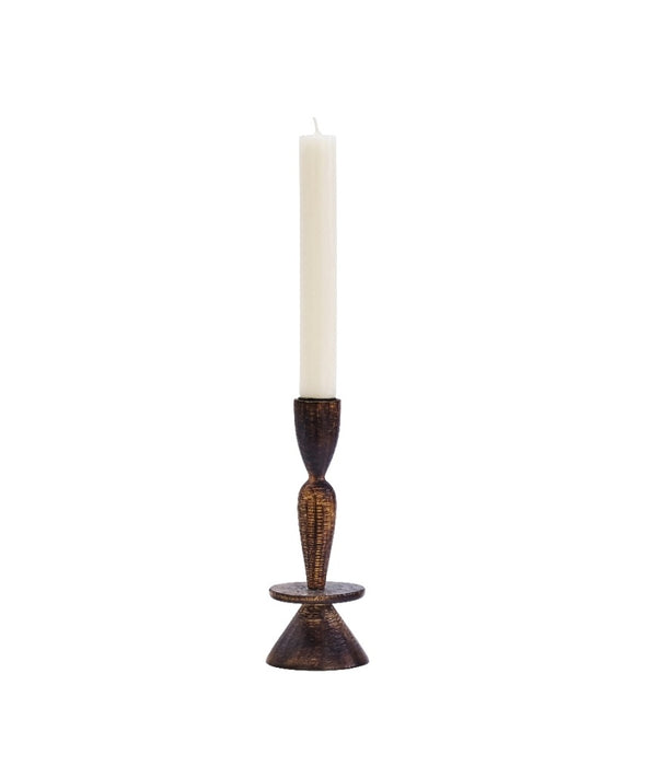 Hand Carved Mango Candle Holder