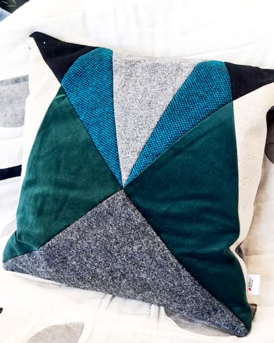 Geometric Cushion - Dark