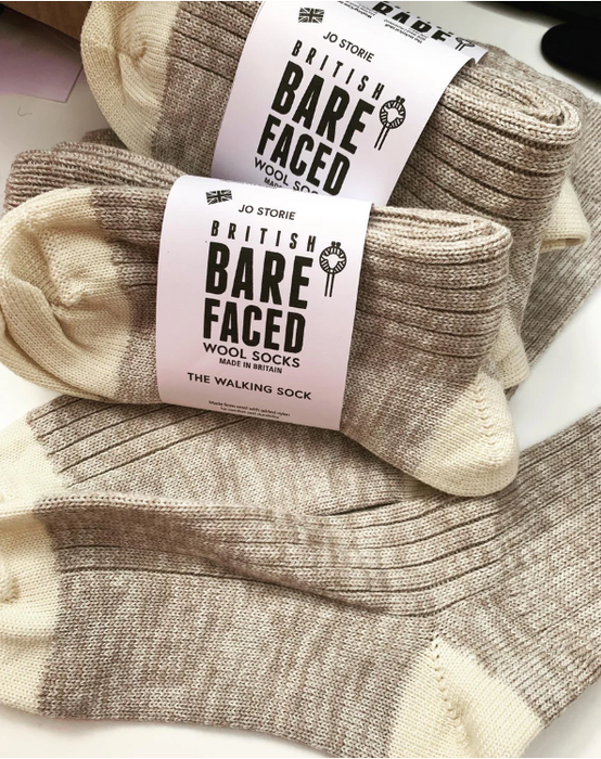 Walking Socks - Oatmeal Size 11-13