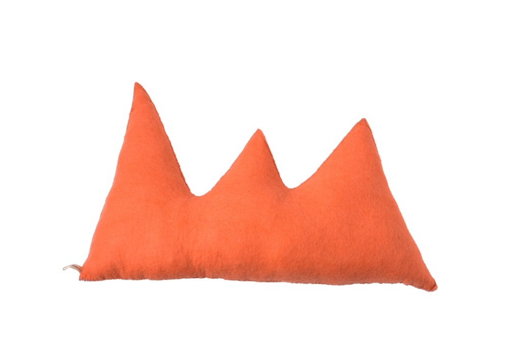 Mountain Cushion - Orange Red
