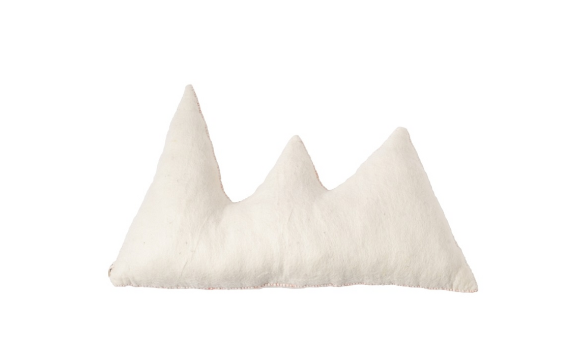 Mountain Cushion - White