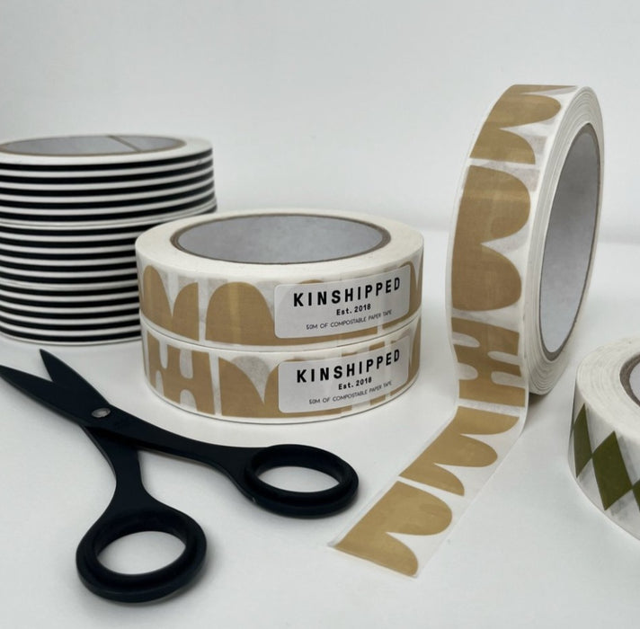 Paper Tape - Taupe Abstract