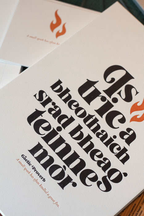 Letterpress Print: Teinne
