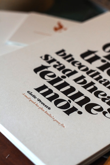 Letterpress Print: Teinne