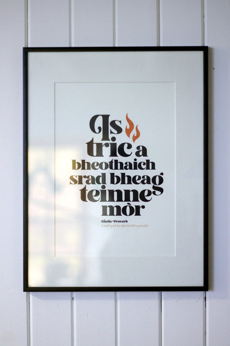 Letterpress Print: Teinne