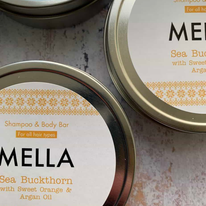 Sea Buckthorn Shampoo and Body Bar with Argan oil and Sweet
