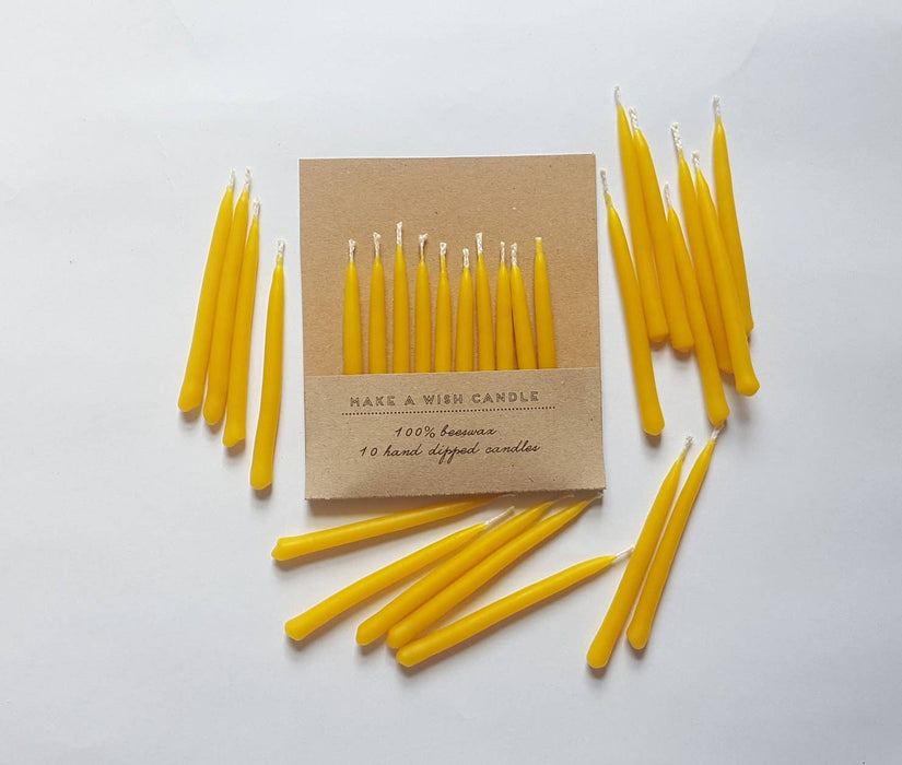 Birthday Beeswax Candles